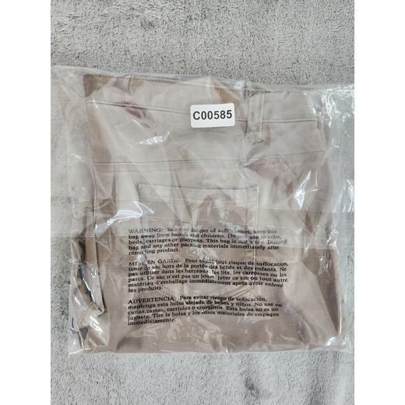 Catherines Sateen Stretch High Rise Straight Leg Jeans Size 24WP Tan Stretch - Picture 12 of 12